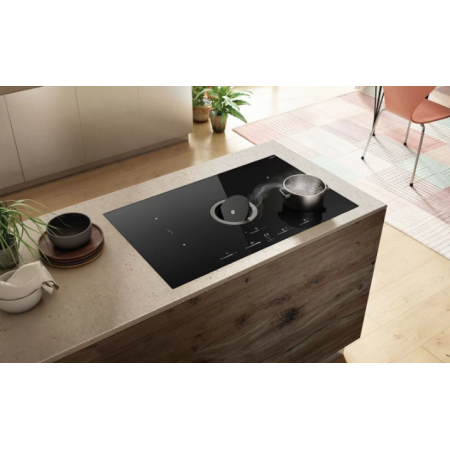 Индукционная варочная панель со встроенной вытяжкой Elica NikolaTesla  SWITCH BL/F/83 А-3